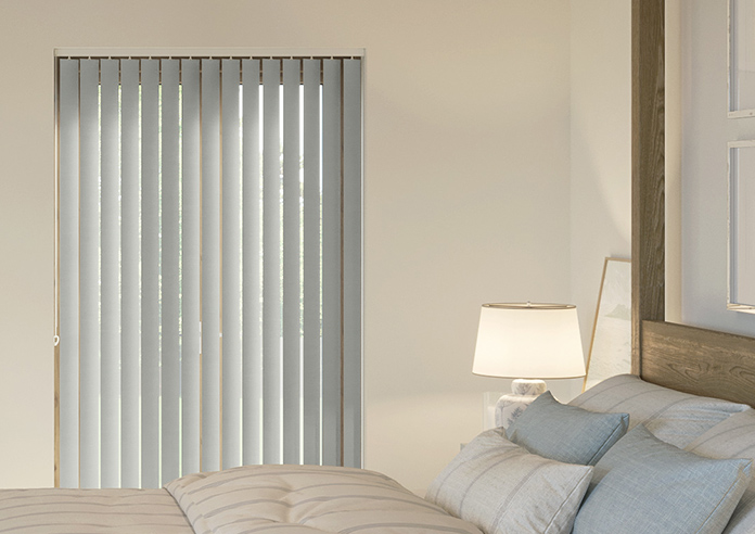 Solento (Blackout), Crisp Grey - Vertical Blind - Image 3